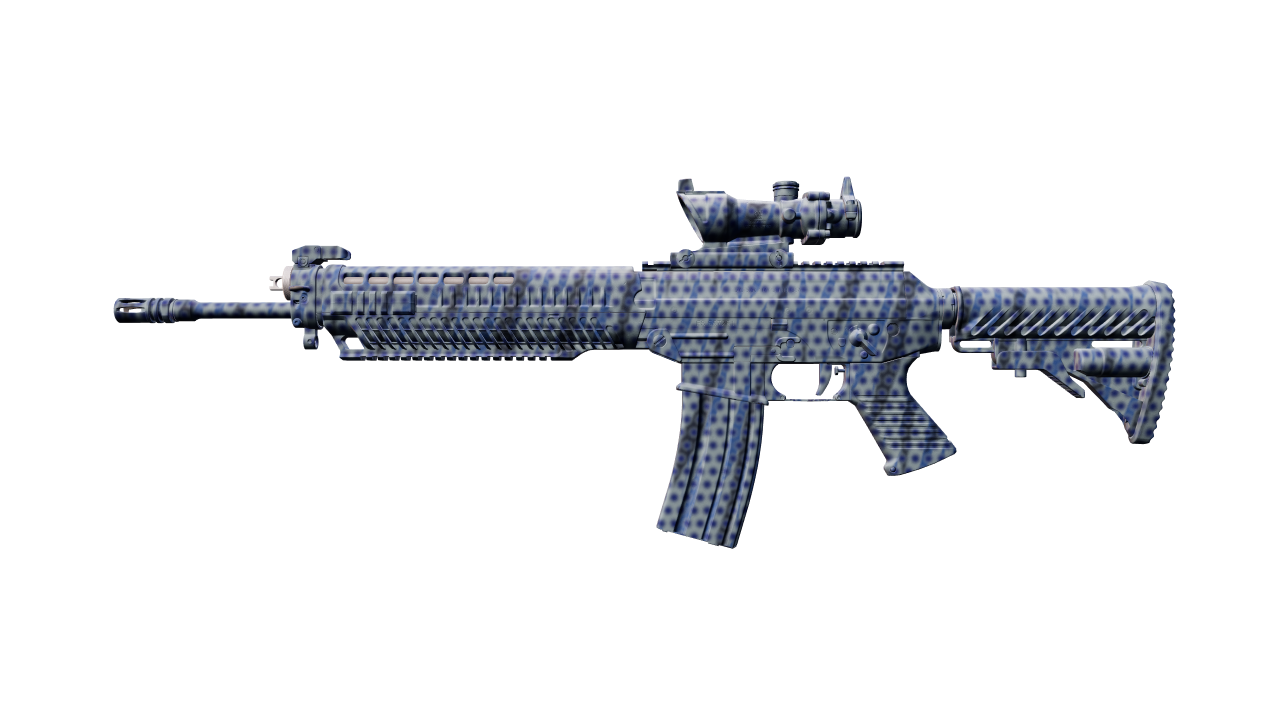 Front view of SG 553 | Waves Perforated