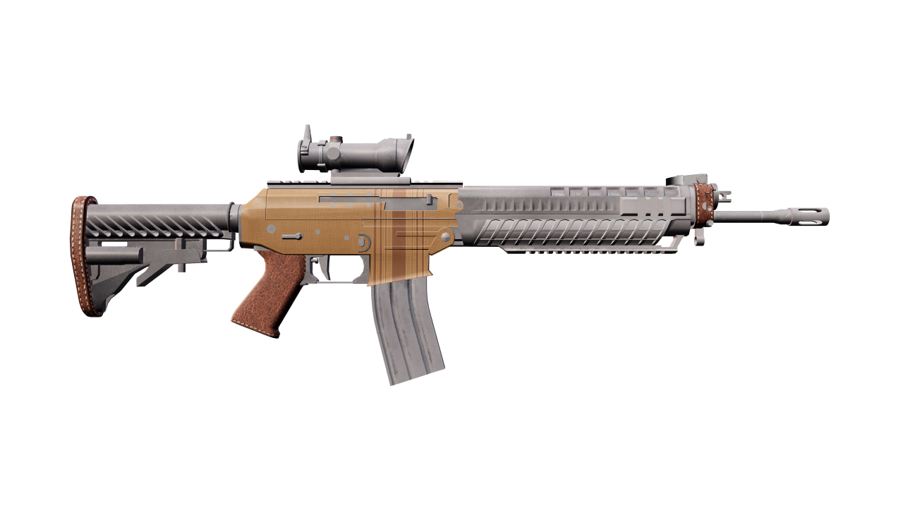 Back view of SG 553 | Traveler