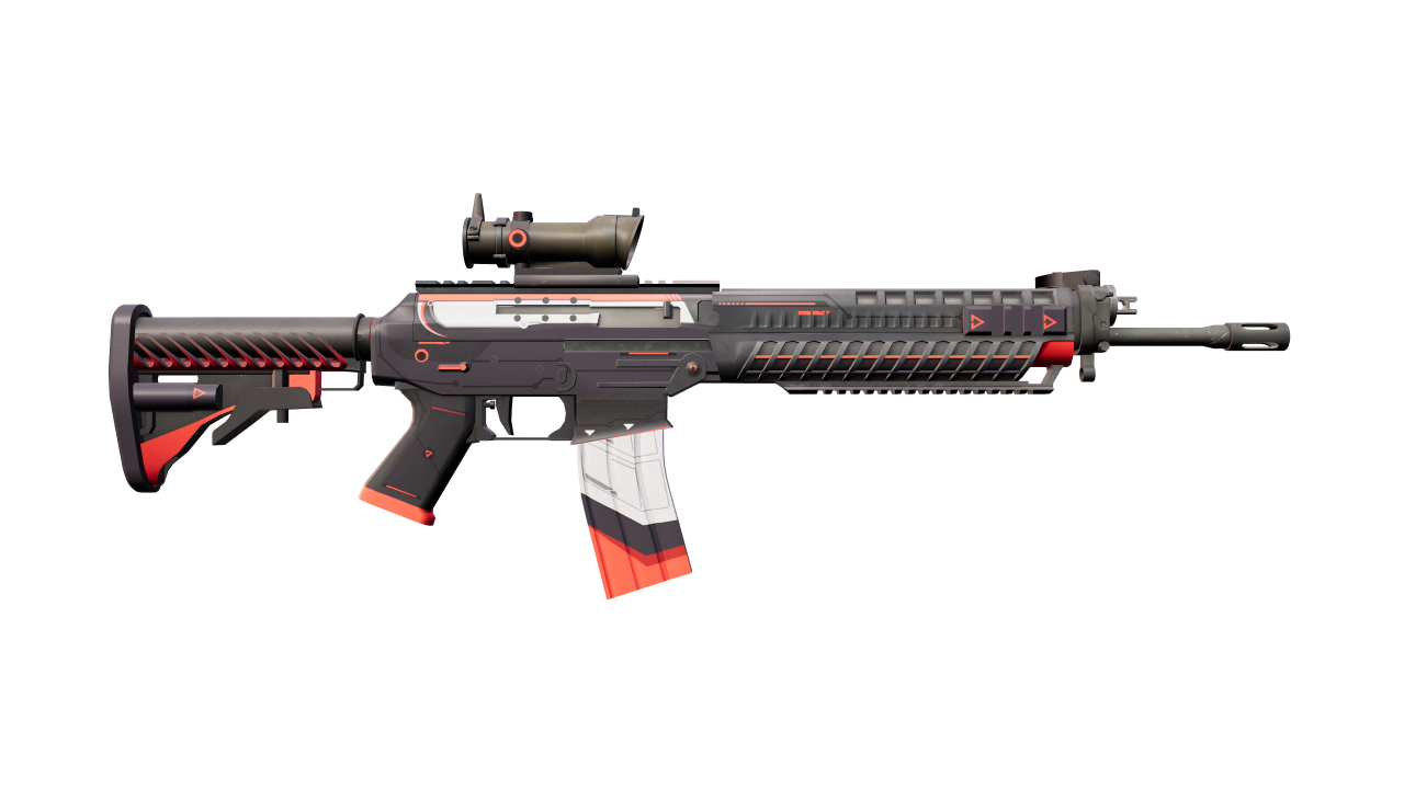 Back view of SG 553 | Cyrex