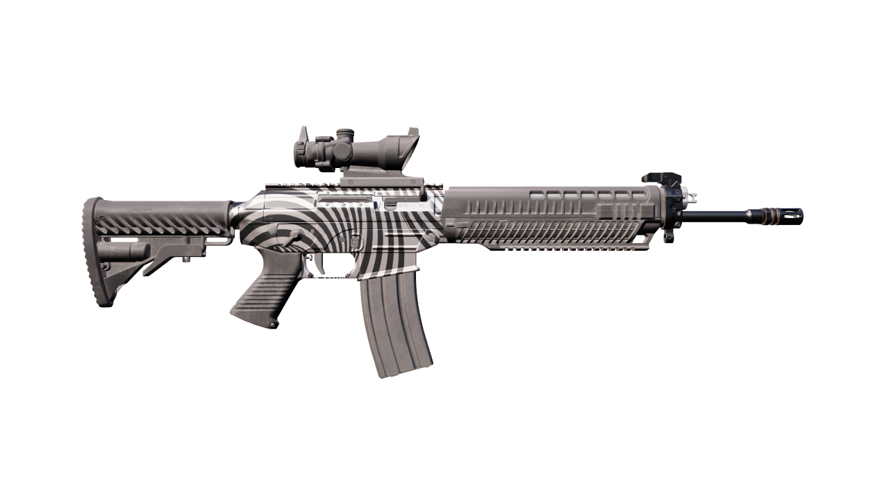 Back view of SG 553 | Hypnotic