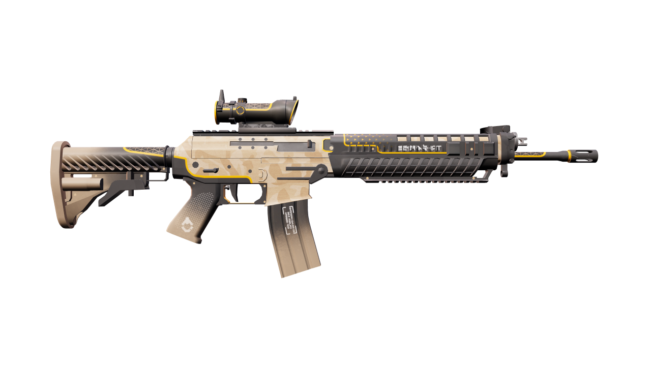 Back view of SG 553 | Triarch