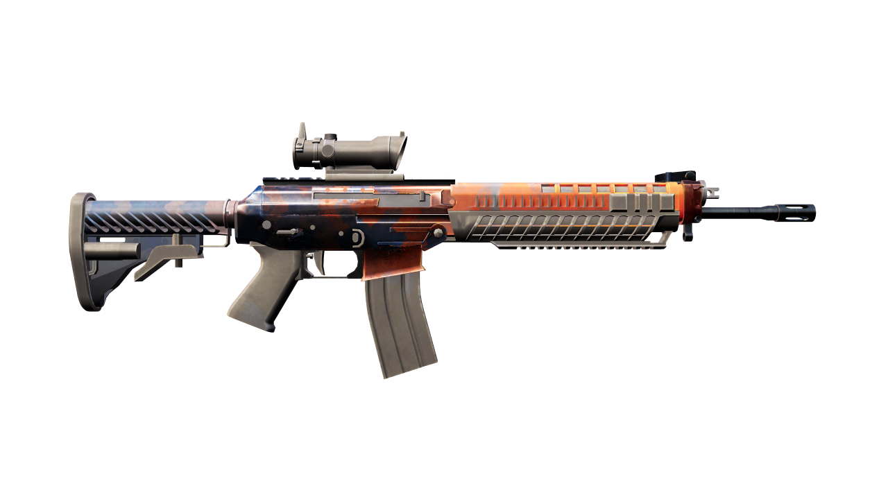Back view of SG 553 | Danger Close