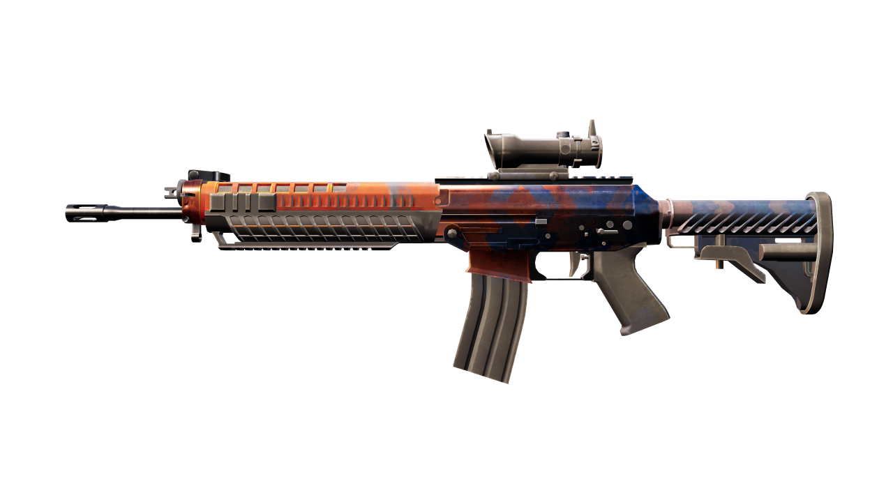 Front view of SG 553 | Danger Close