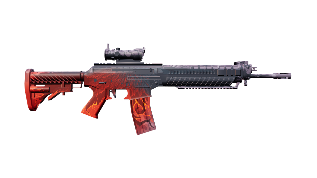 Back view of SG 553 | Darkwing