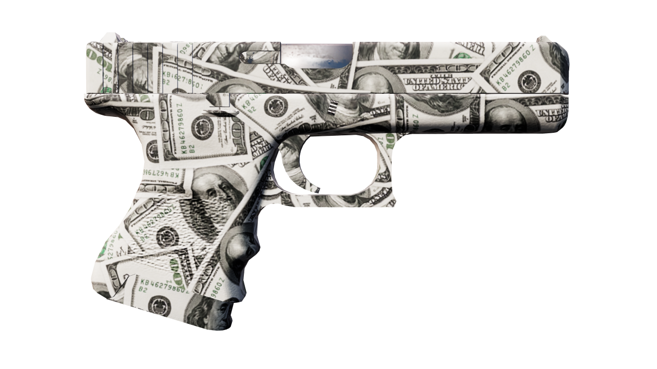 Back view of Glock-18 | Franklin