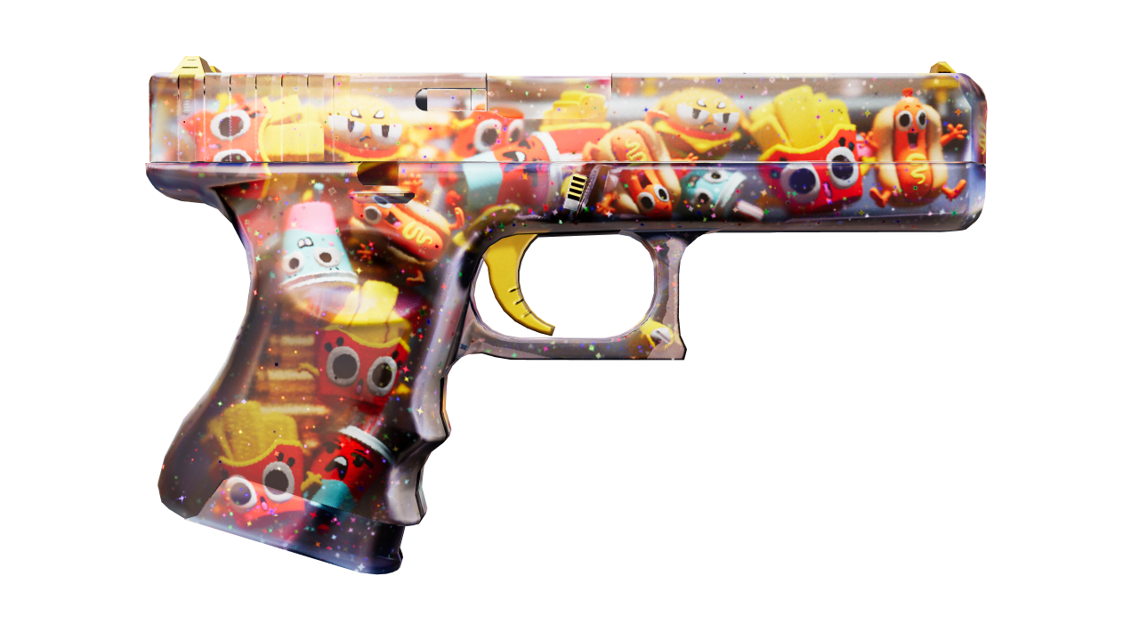 Back view of Glock-18 | Snack Attack