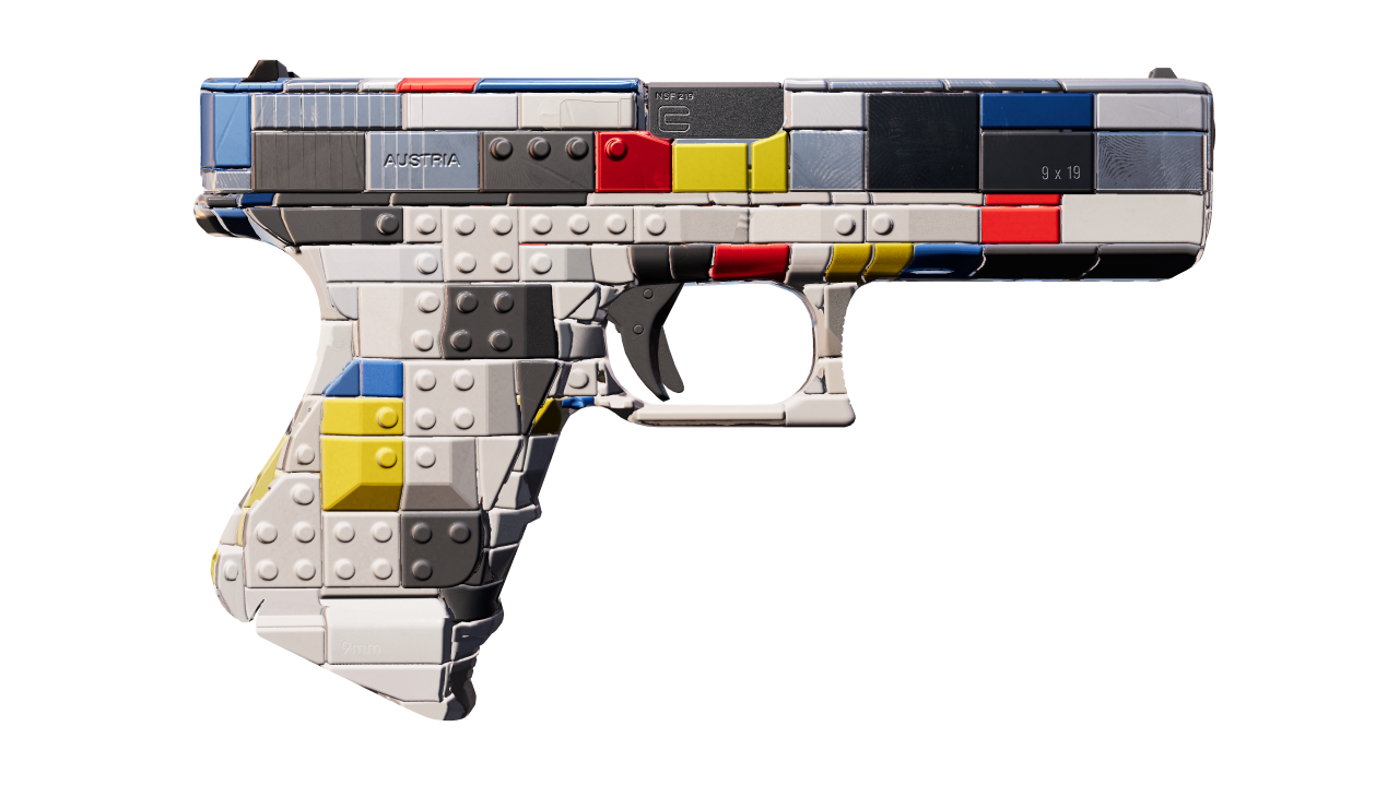 Back view of Glock-18 | Block-18