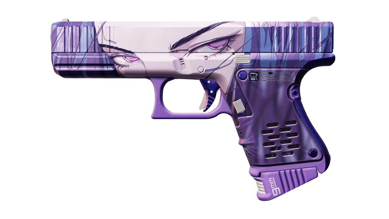 Front view of Glock-18 | Shinobu