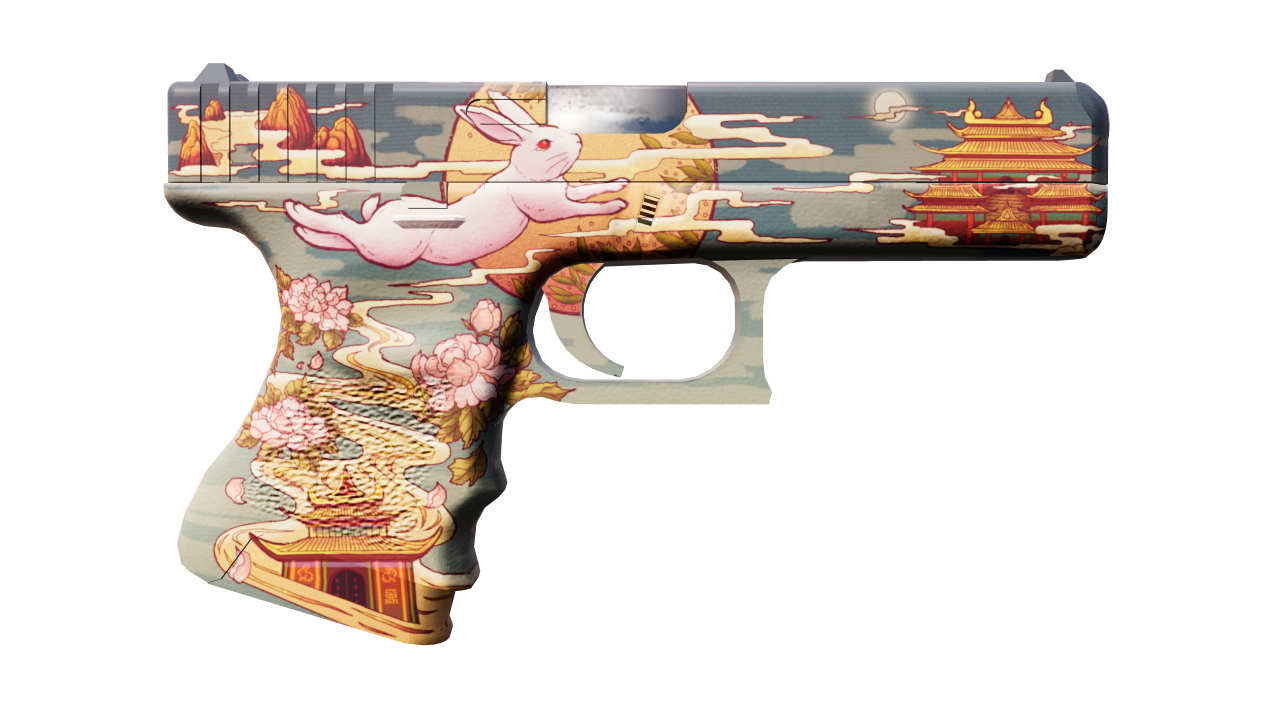 Back view of Glock-18 | Umbral Rabbit