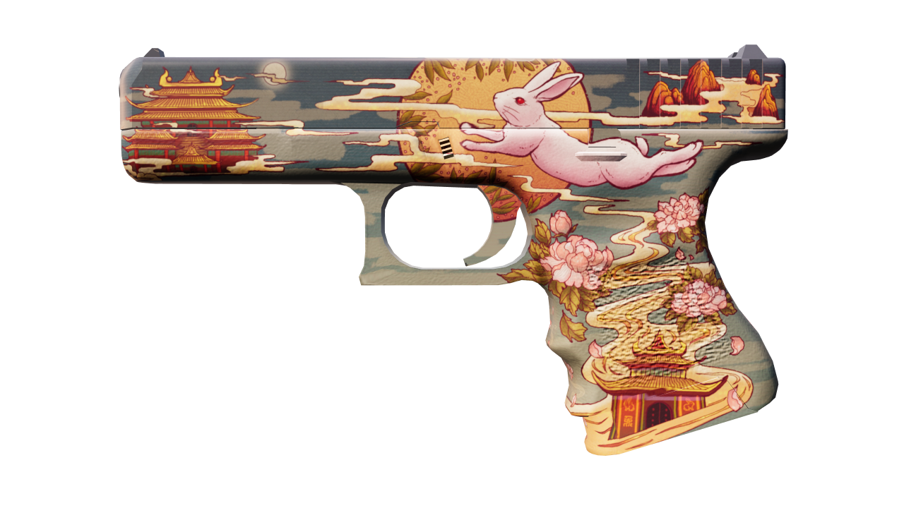 Front view of Glock-18 | Umbral Rabbit