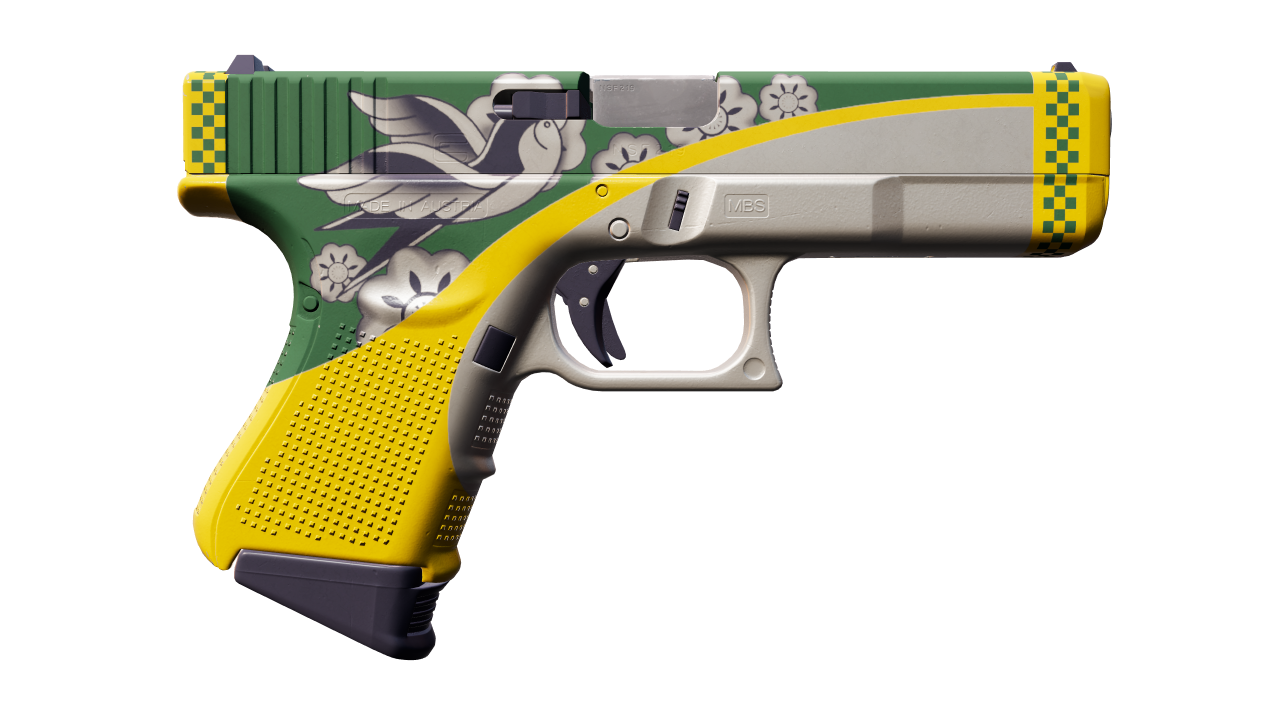 Back view of Glock-18 | Glockingbird