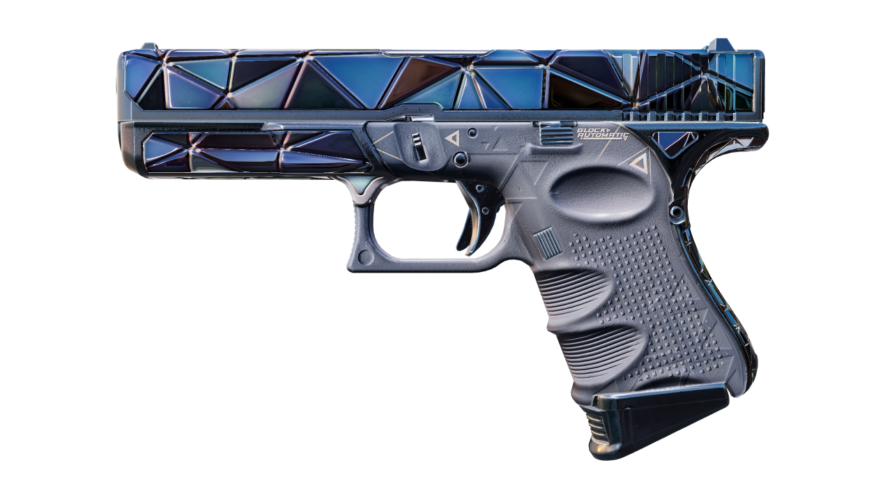 Front view of Glock-18 | Mirror Mosaic