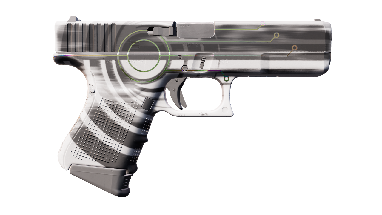 Back view of Glock-18 | Trace Lock