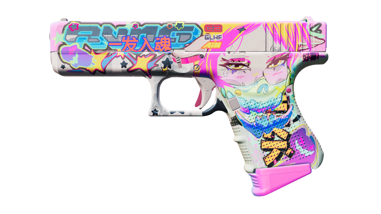 Front view of Glock-18 | Fully Tuned