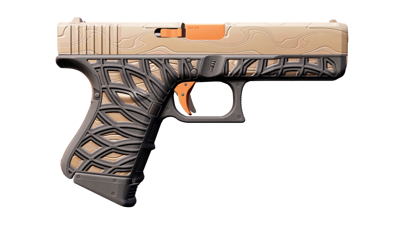 Back view of Glock-18 | Ifrit Lattice
