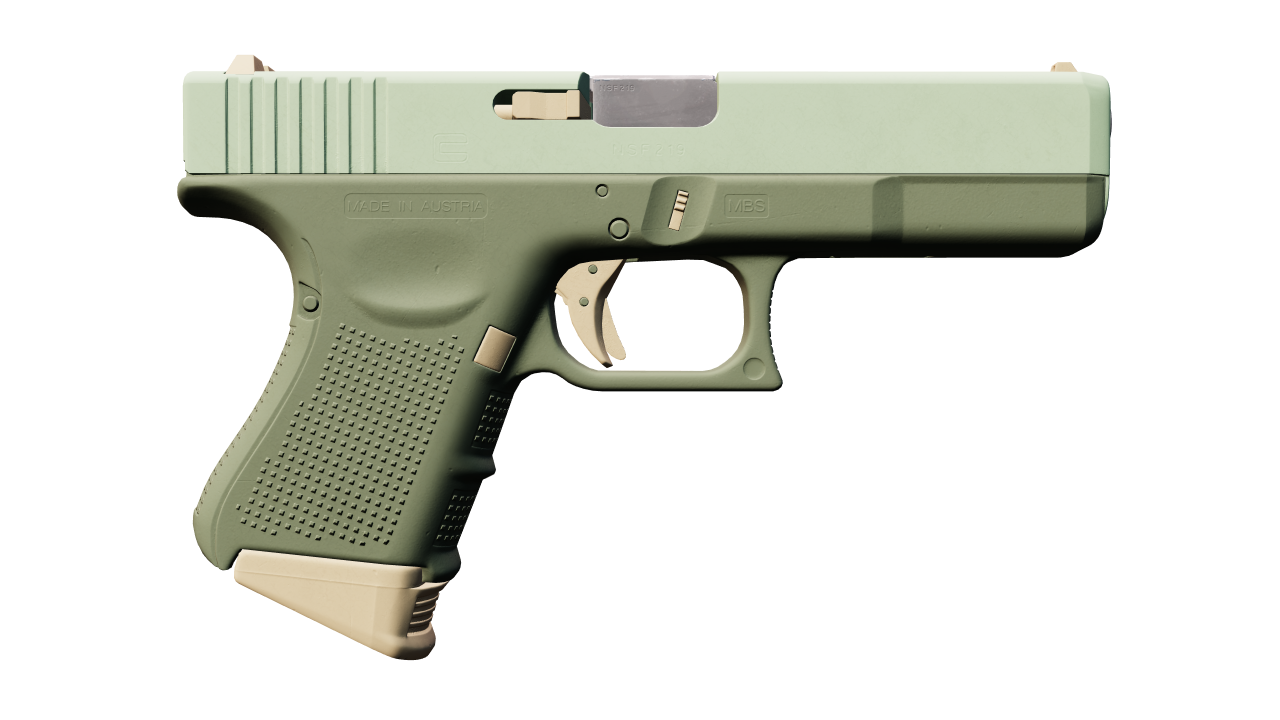 Back view of Glock-18 | Groundwater