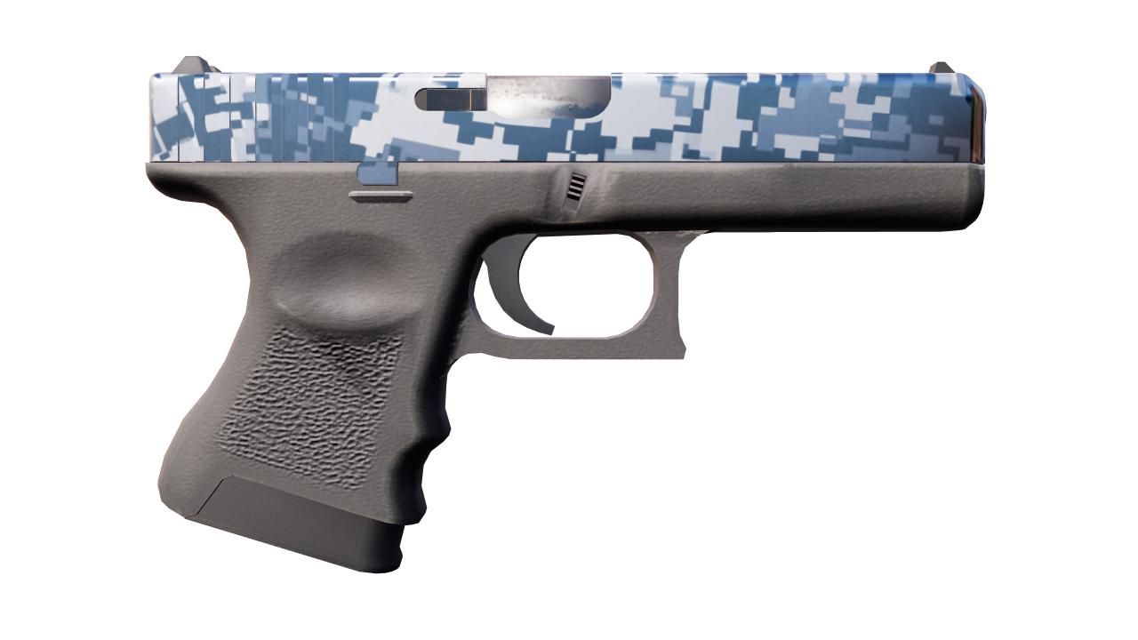 Back view of Glock-18 | Steel Disruption