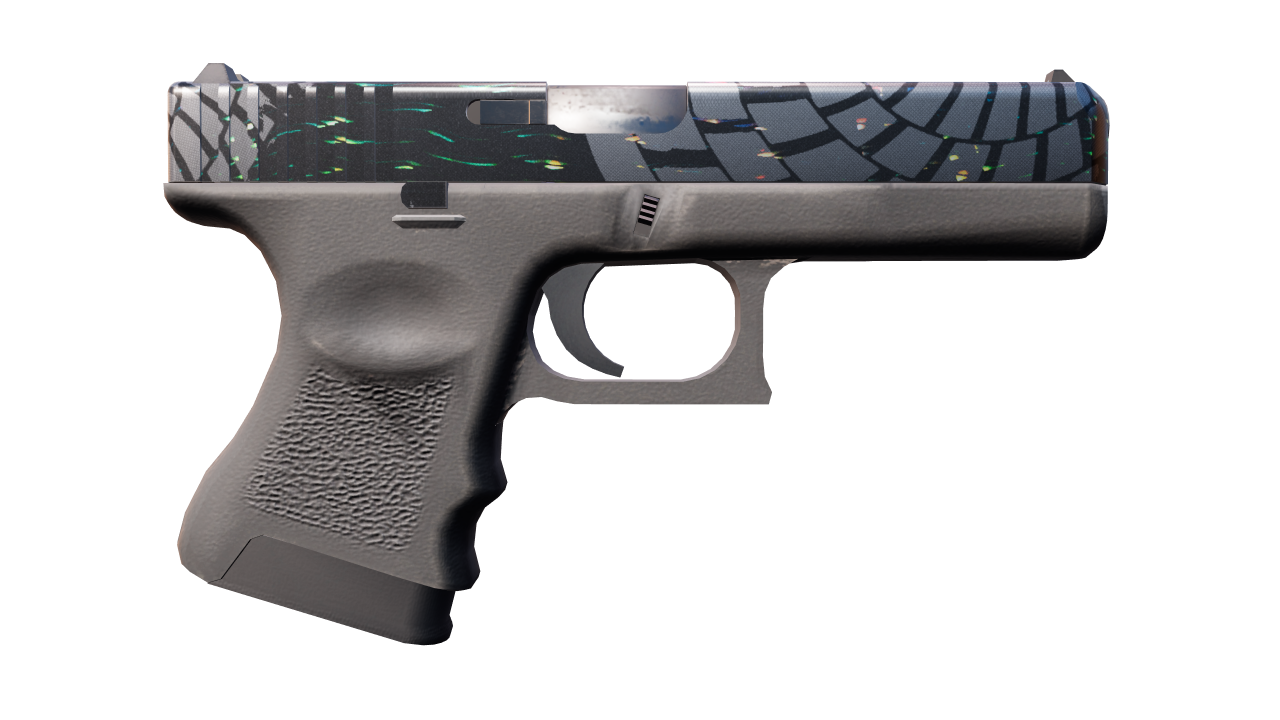Back view of Glock-18 | Grinder