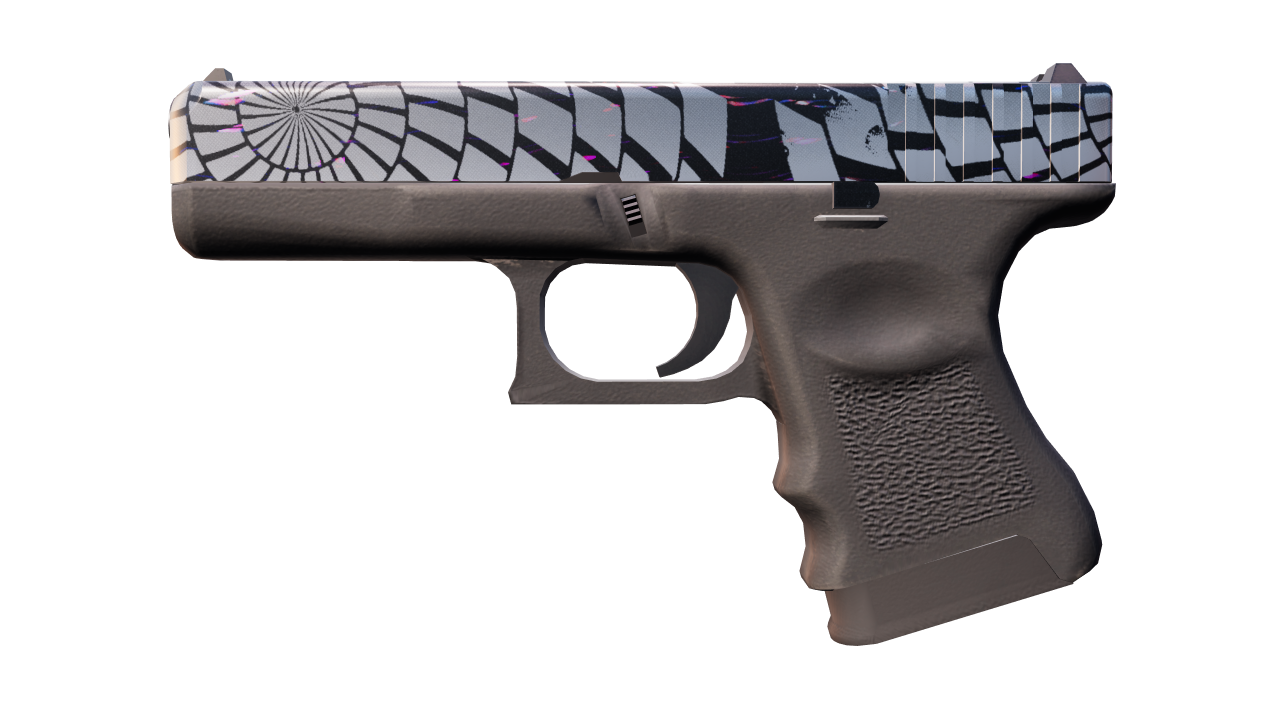 Front view of Glock-18 | Grinder