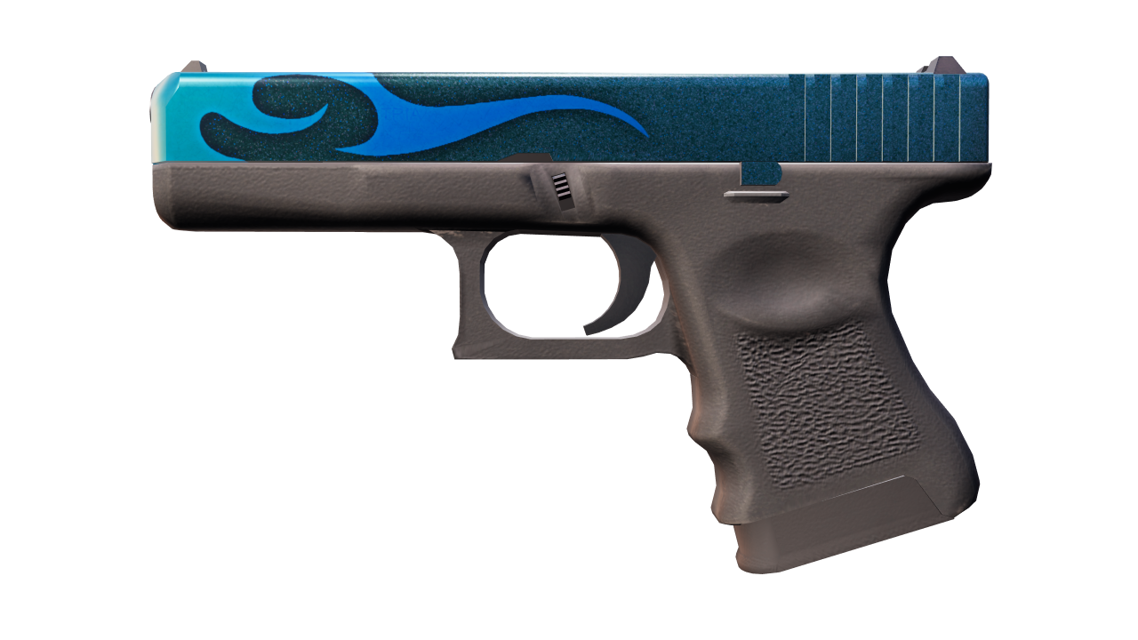 Front view of Glock-18 | Bunsen Burner