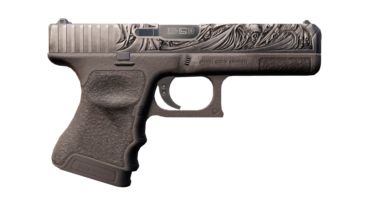 Back view of Glock-18 | Wraiths