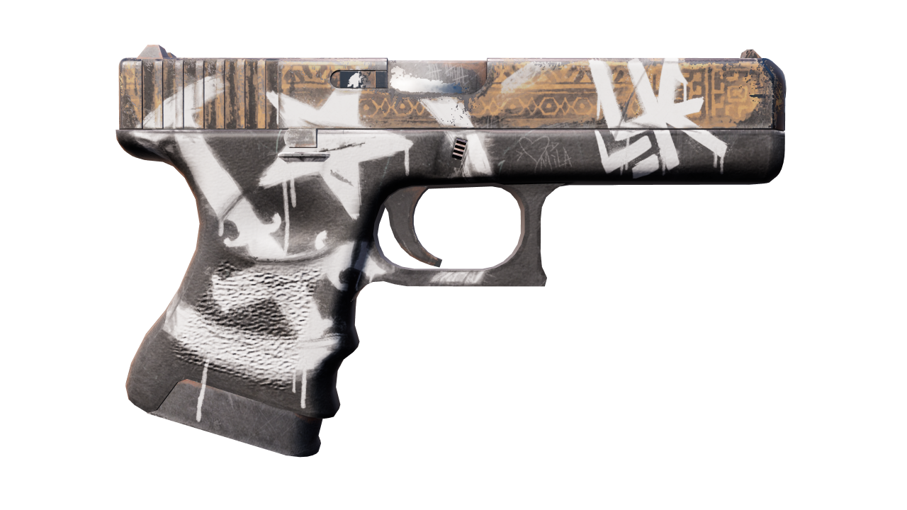 Back view of Glock-18 | Wasteland Rebel