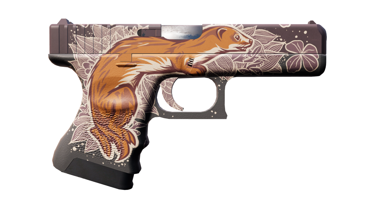Back view of Glock-18 | Weasel