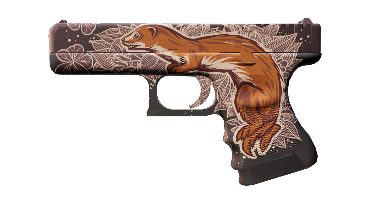 Front view of Glock-18 | Weasel