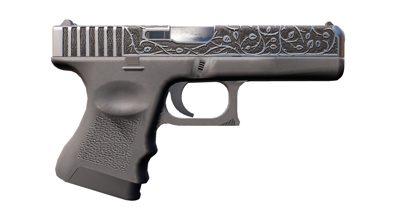 Back view of Glock-18 | Ironwork