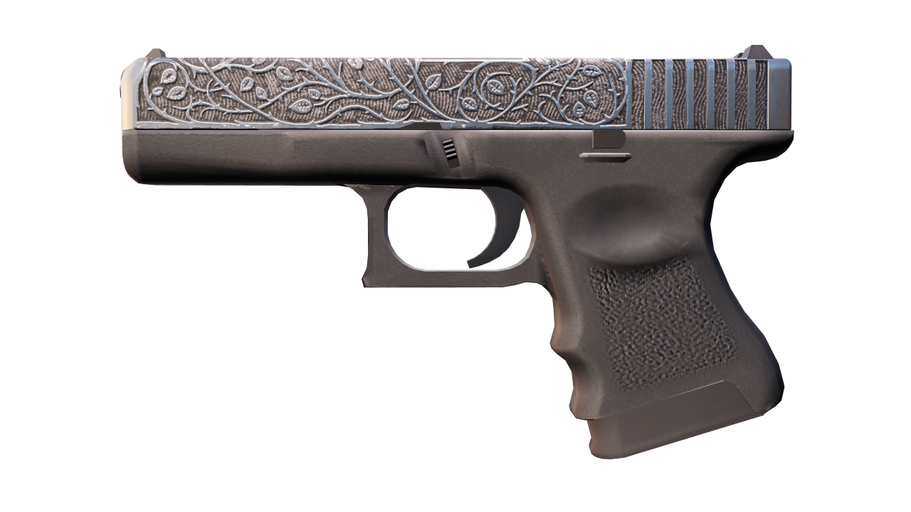 Front view of Glock-18 | Ironwork