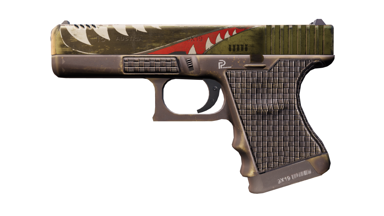 Front view of Glock-18 | Warhawk
