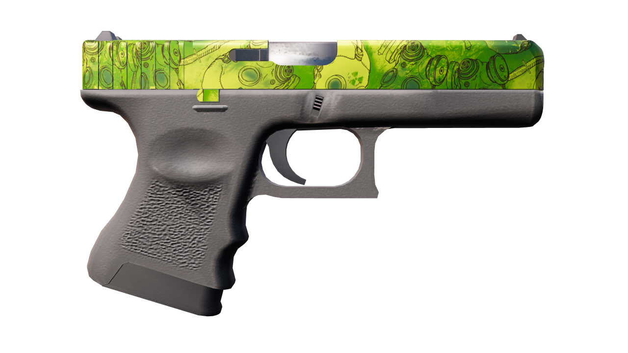 Back view of Glock-18 | Nuclear Garden