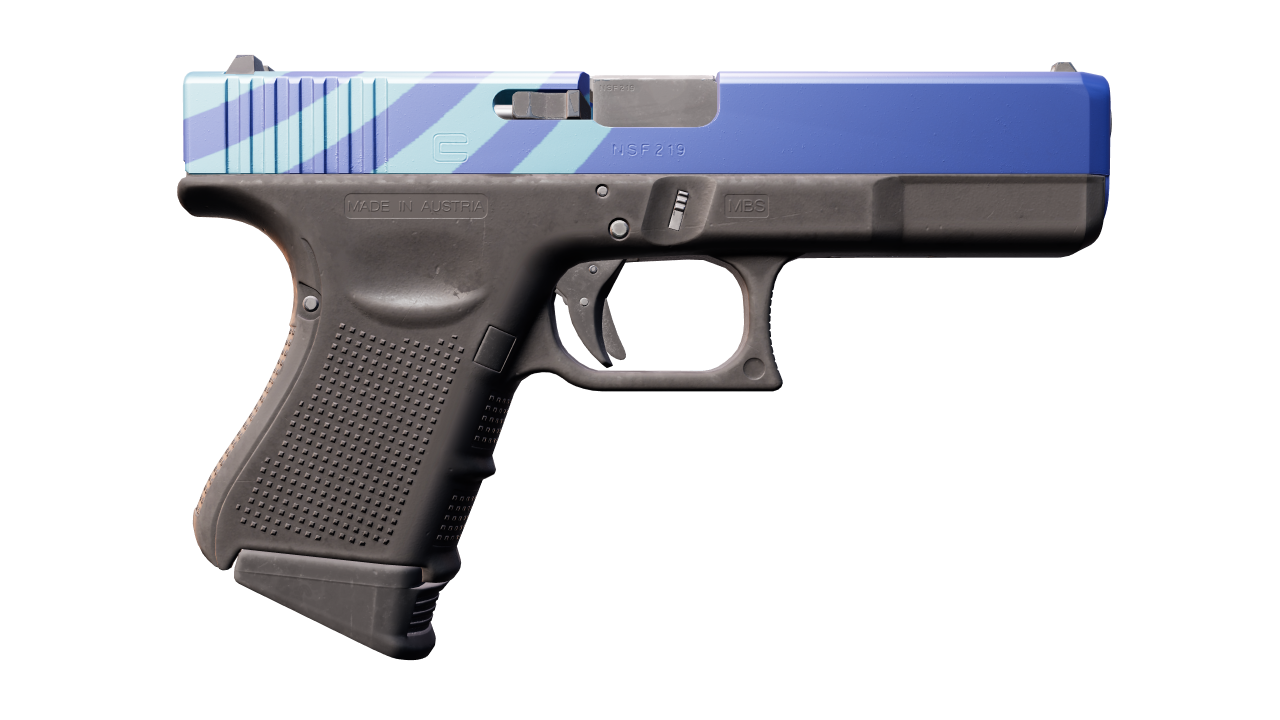 Back view of Glock-18 | High Beam