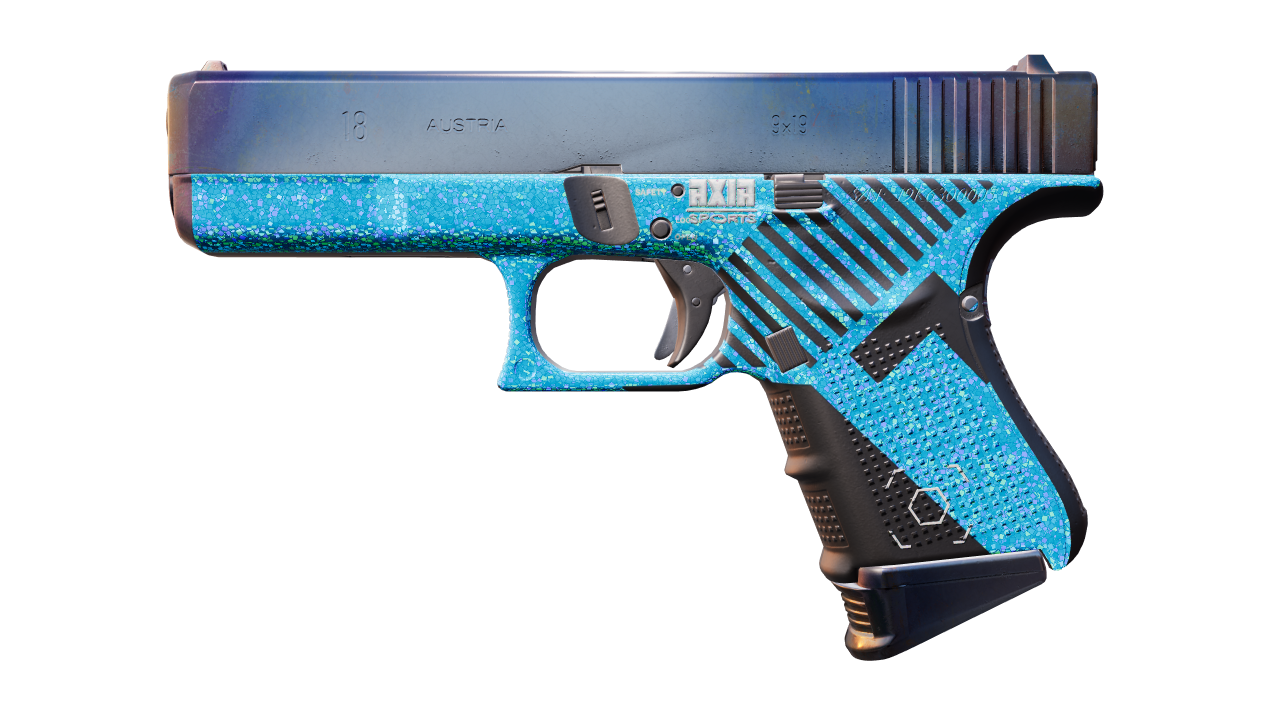 Front view of Glock-18 | AXIA