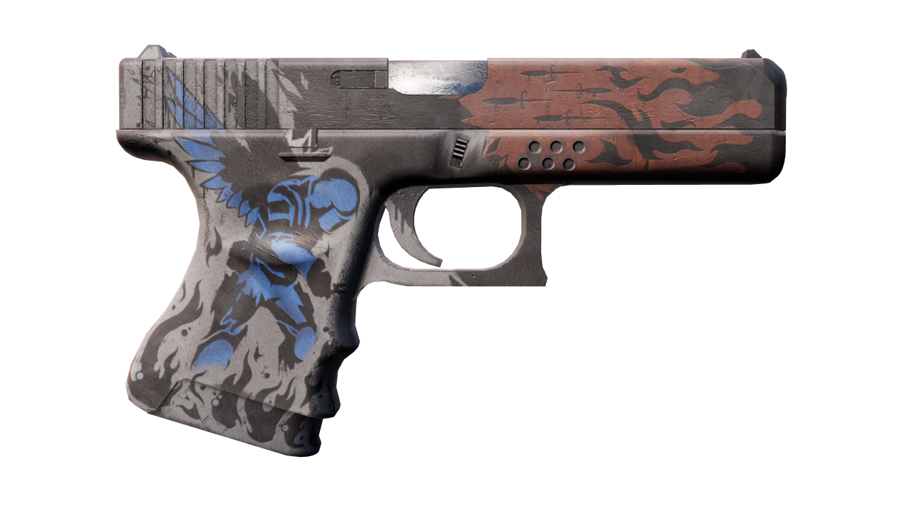 Back view of Glock-18 | Sacrifice