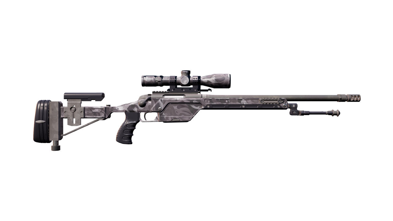 Back view of SSG 08 | Grey Smoke