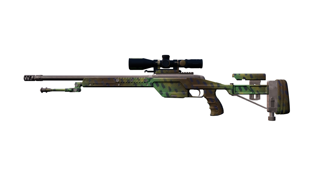 Front view of SSG 08 | Jungle Dashed