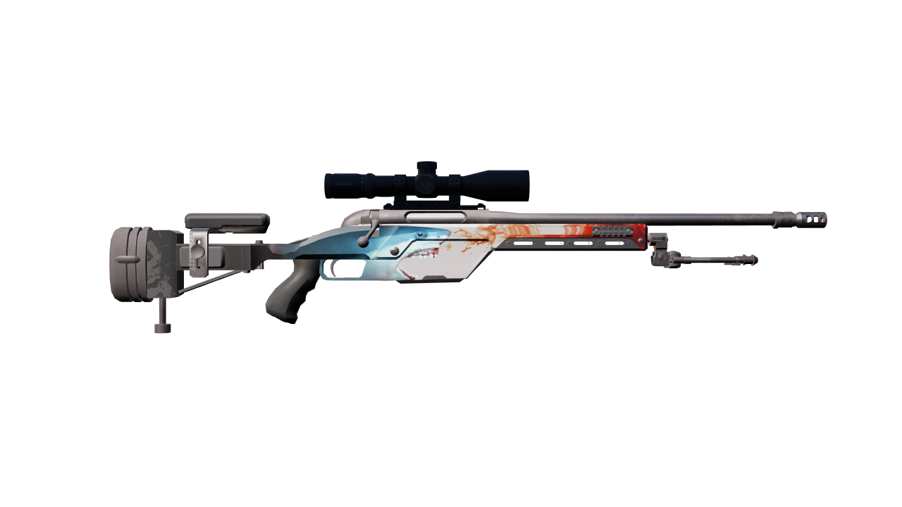 Back view of SSG 08 | Blood in the Water
