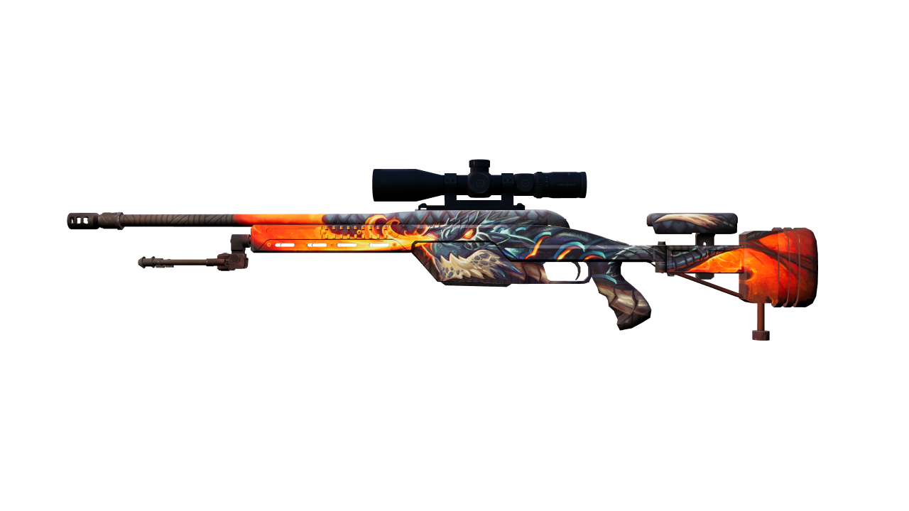 Front view of SSG 08 | Dragonfire