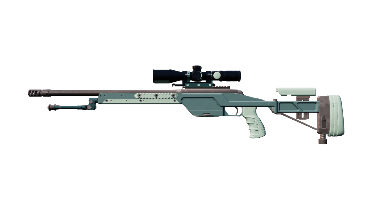 Front view of SSG 08 | Blue Spruce
