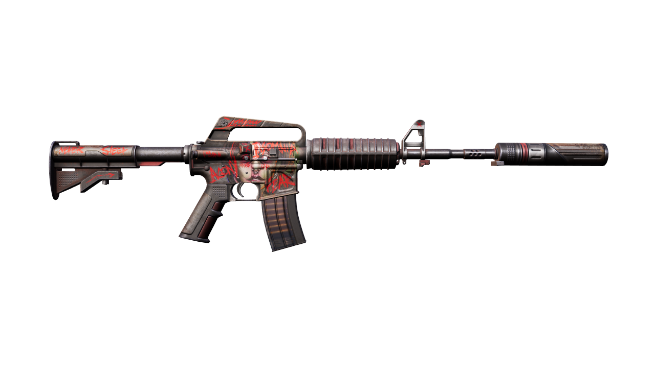 Back view of M4A1-S | Night Terror
