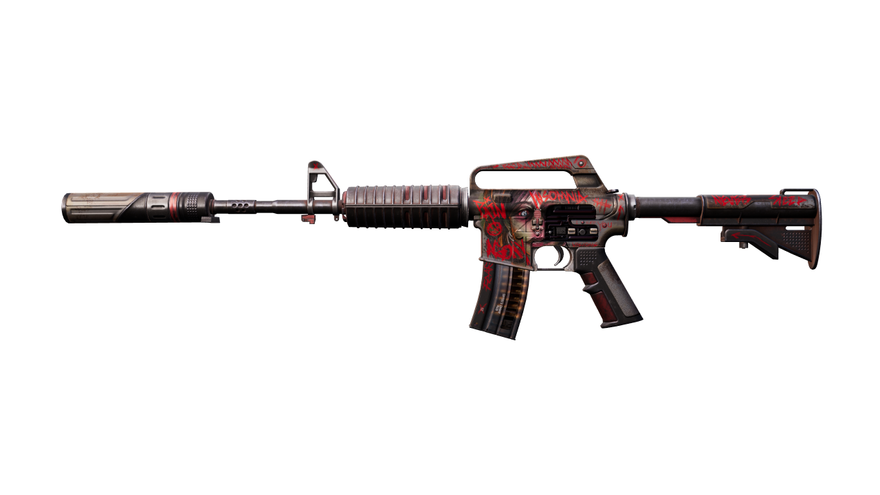 Front view of M4A1-S | Night Terror
