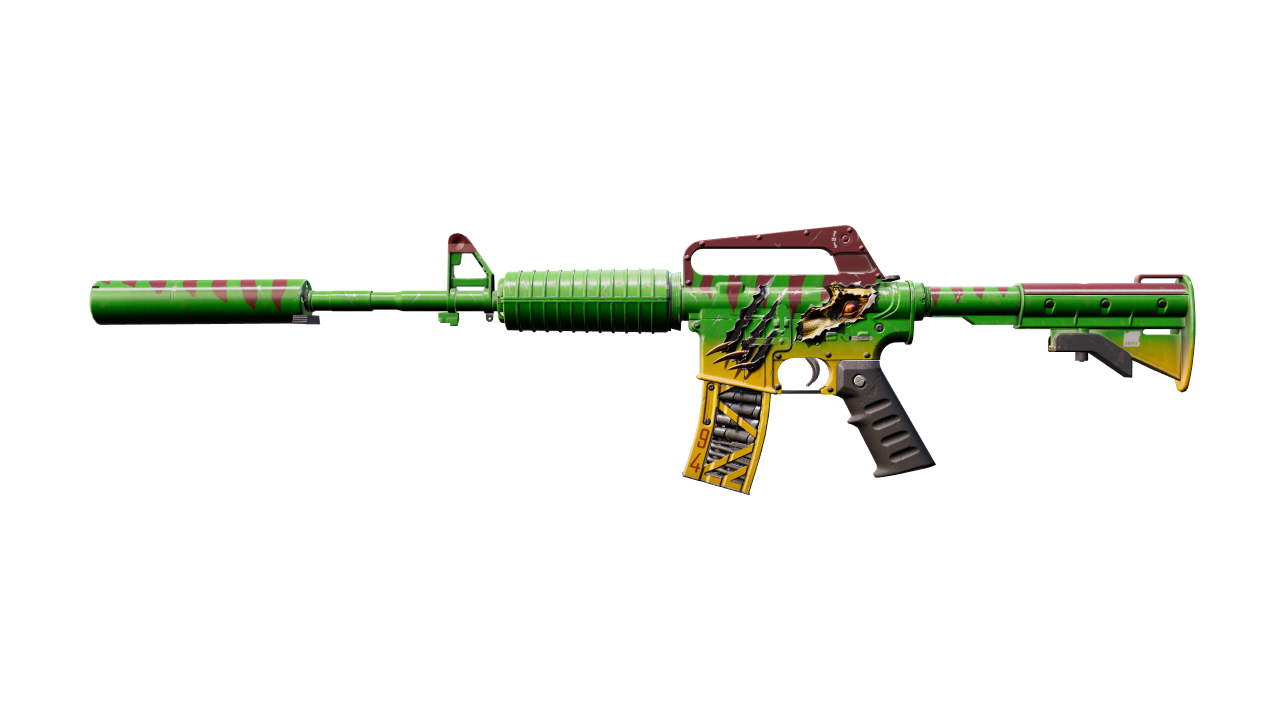 Front view of M4A1-S | Emphorosaur-S