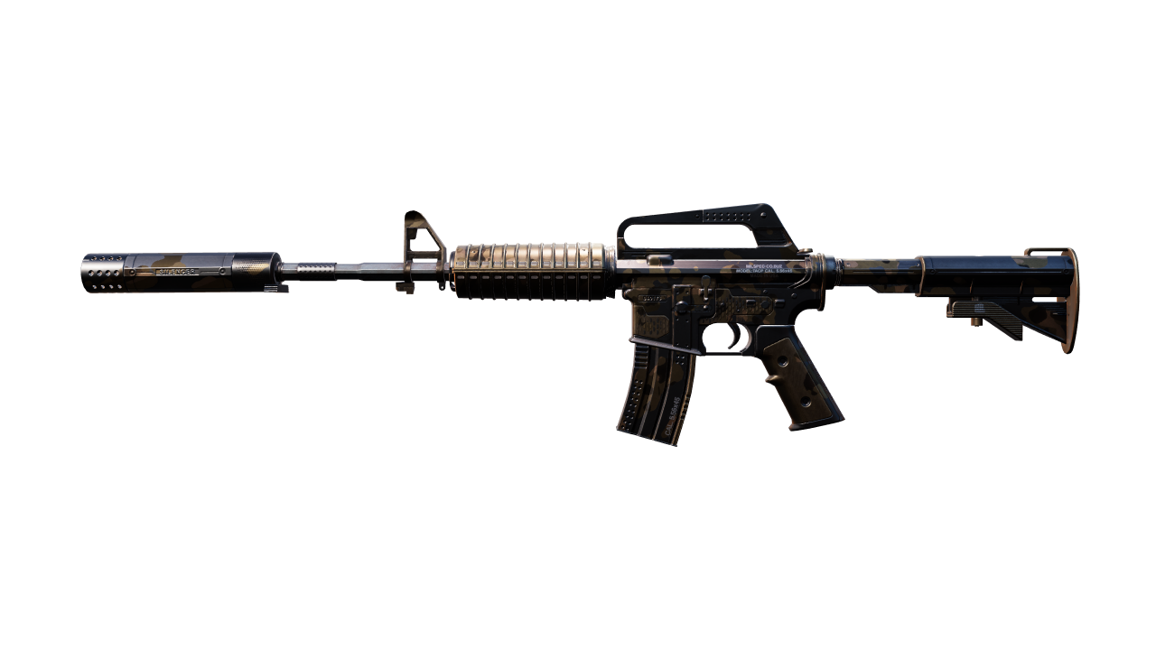 Front view of M4A1-S | Mud-Spec