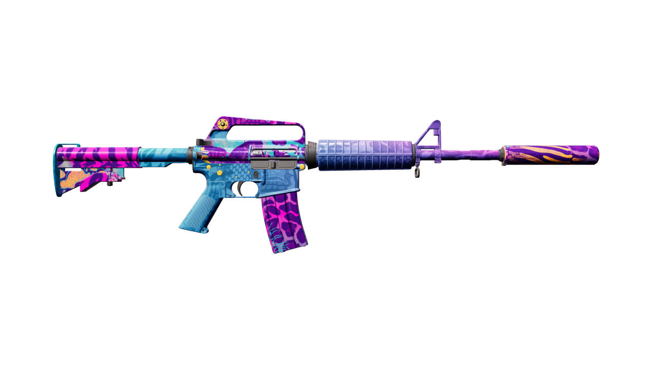 Back view of M4A1-S | Party Animal