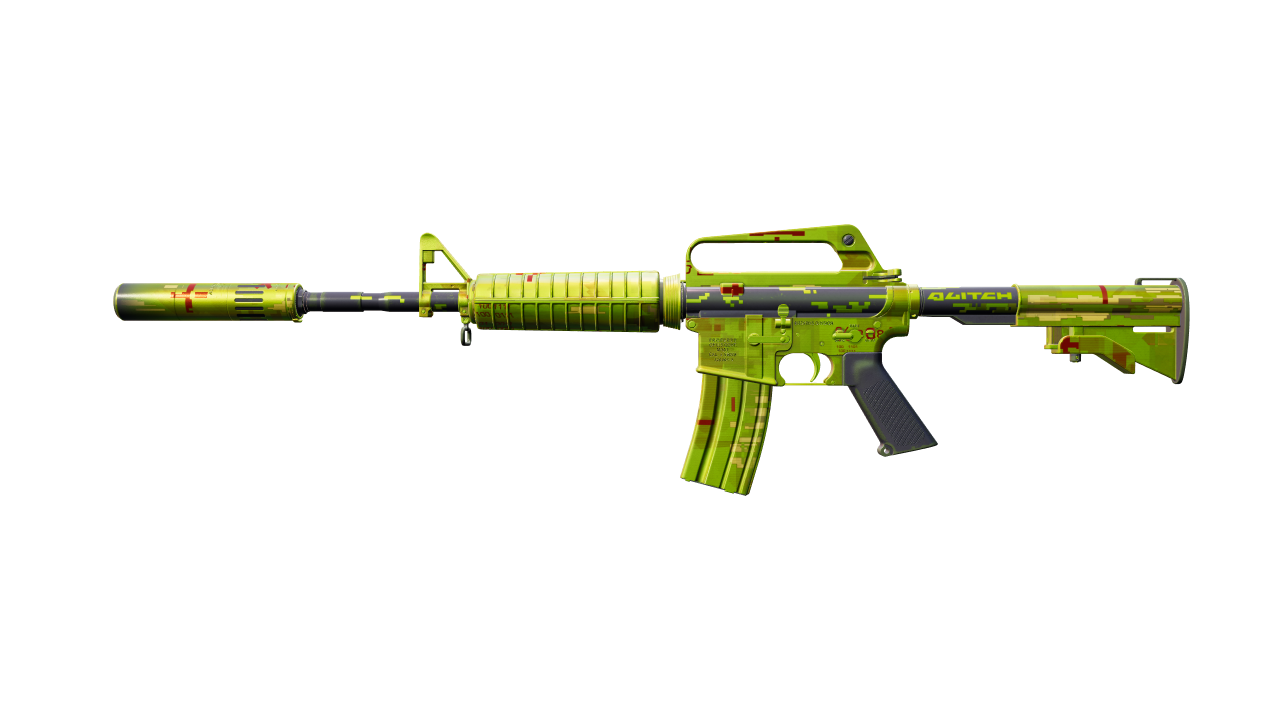 Front view of M4A1-S | Fatal Glitch