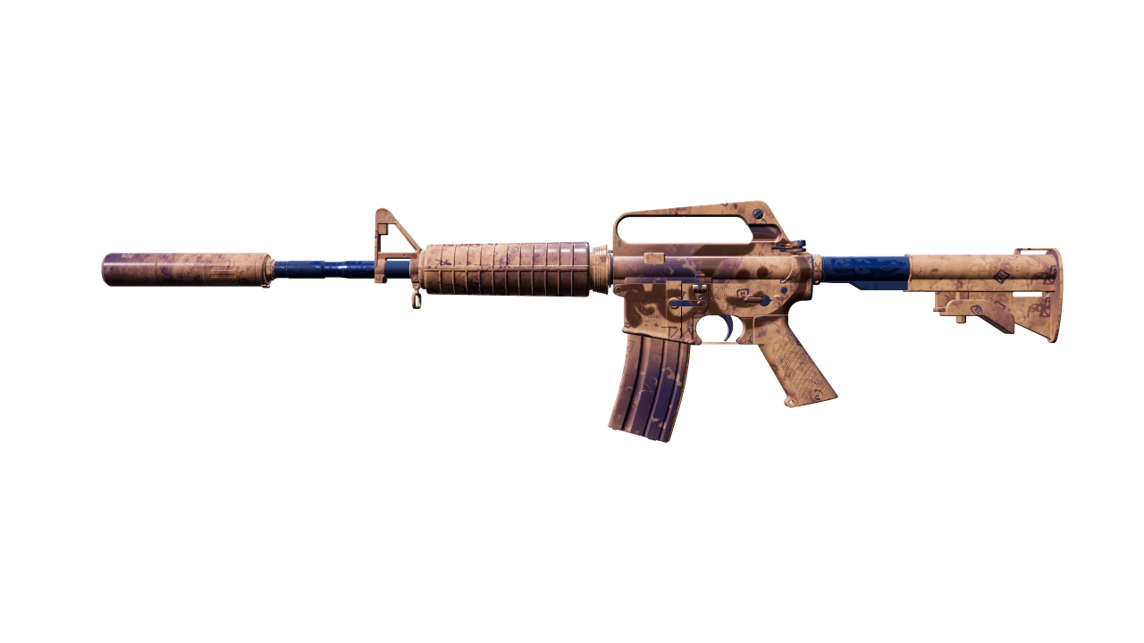Front view of M4A1-S | Wash me plz