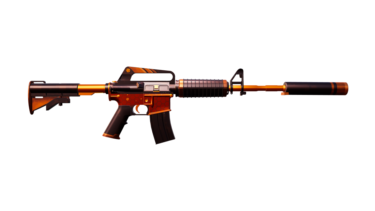 Back view of M4A1-S | Atomic Alloy