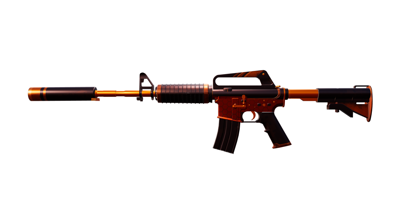 Front view of M4A1-S | Atomic Alloy