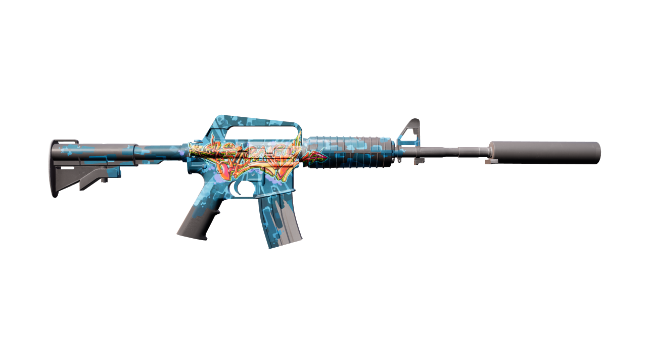 Back view of M4A1-S | Master Piece